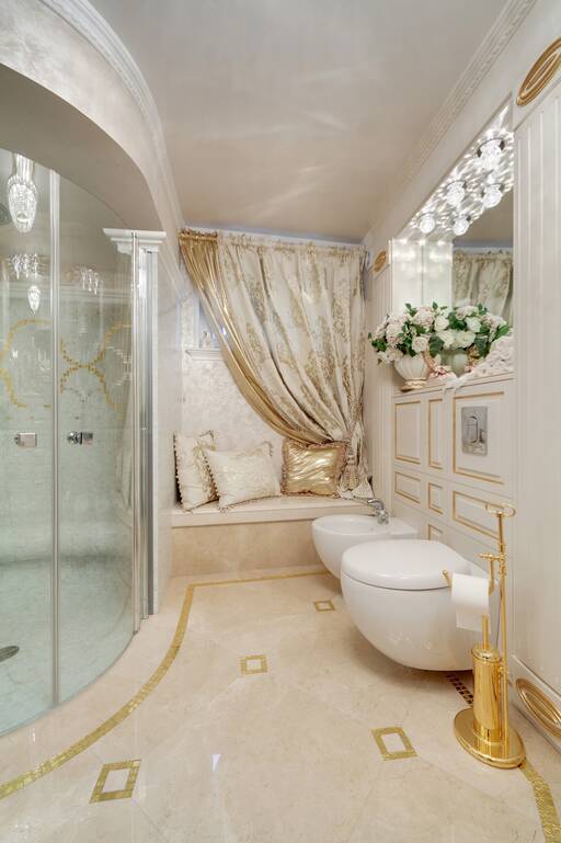 Lidia Bersani / Luxury Interior - Luxury Classical Bathroom 