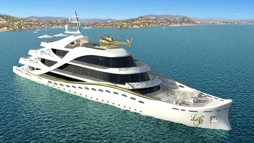 Lidia Bersani / La Belle - Luxury, Mega, Super Yacht in distinctive Bersani Style,  romantic and warm
