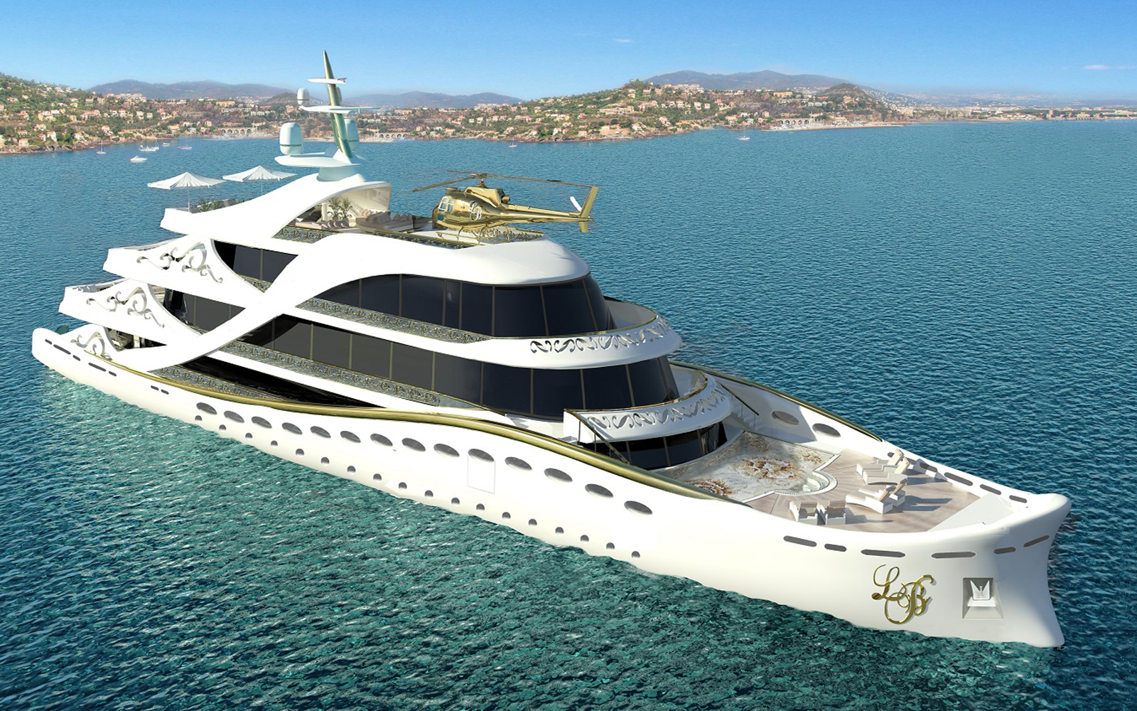New publicity about Luxury Super Yacht La Belle